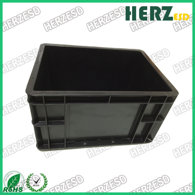 Esd Bin Box Esd Plastic Tool Box Zwart Antistatisch PP PVC Box