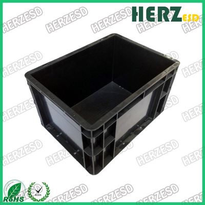 Esd Bin Box Esd Plastic Tool Box Zwart Antistatisch PP PVC Box