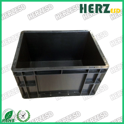 Esd Bin Box Esd Plastic Tool Box Zwart Antistatisch PP PVC Box