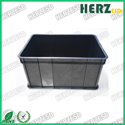 Esd Bin Box Esd Plastic Tool Box Zwart Antistatisch PP PVC Box
