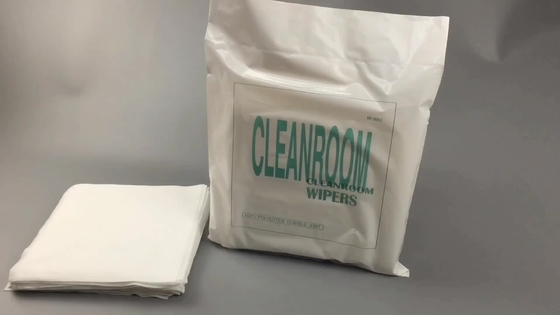 De stofvrije Schone Zaal veegt/Beschikbare Microfiber met afveegt Laser Verzegelde Besnoeiingsrand af