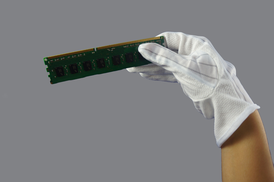 Antistatische Katoenen ESD Handhandschoenen voor de Inspectie van de Elektronikaveiligheid