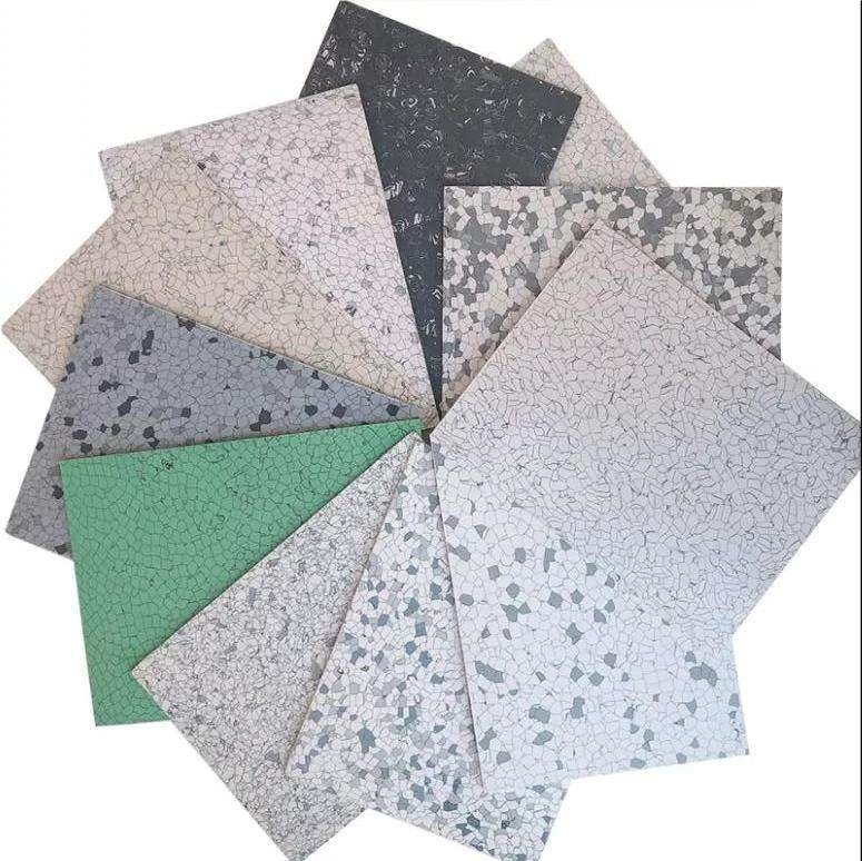 Antistatisch geleidende PVC vloermat Vinyl vloer binnentegel Antistatisch geleidende PVC vloer ESD tegels