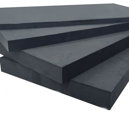 Customized Black ESD Foam Sheets with 10^3-10^6Ω/10^6-10^9Ωcm Volume Resistivity and 80-100 kg/m³ Density for Permanent Anti-Static Electronics Packing