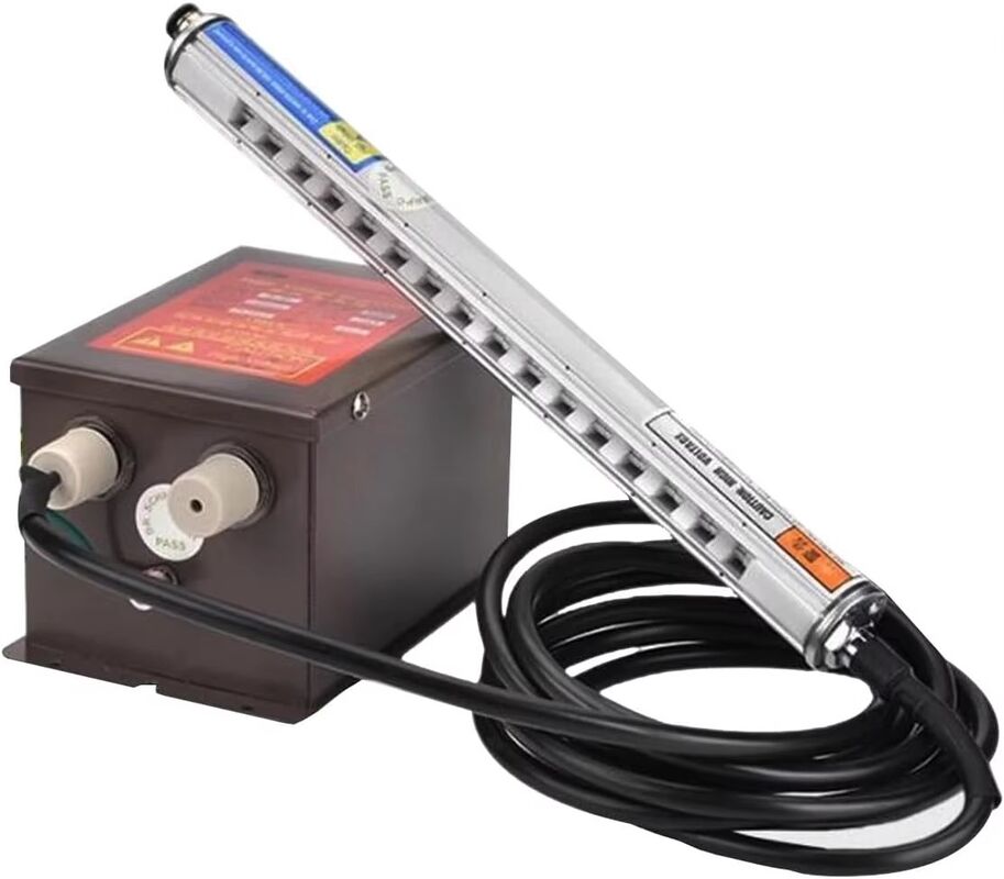 Industriële ioniserende balk statische eliminator.